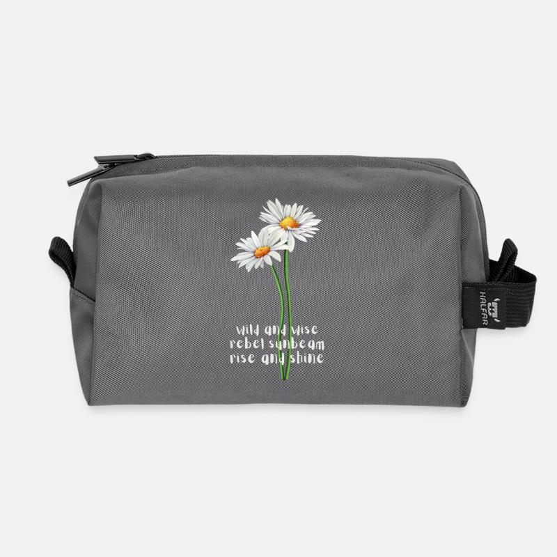 Rebellen-Sonnenstrahl - Recycelte Kulturtasche - Anthrazit
