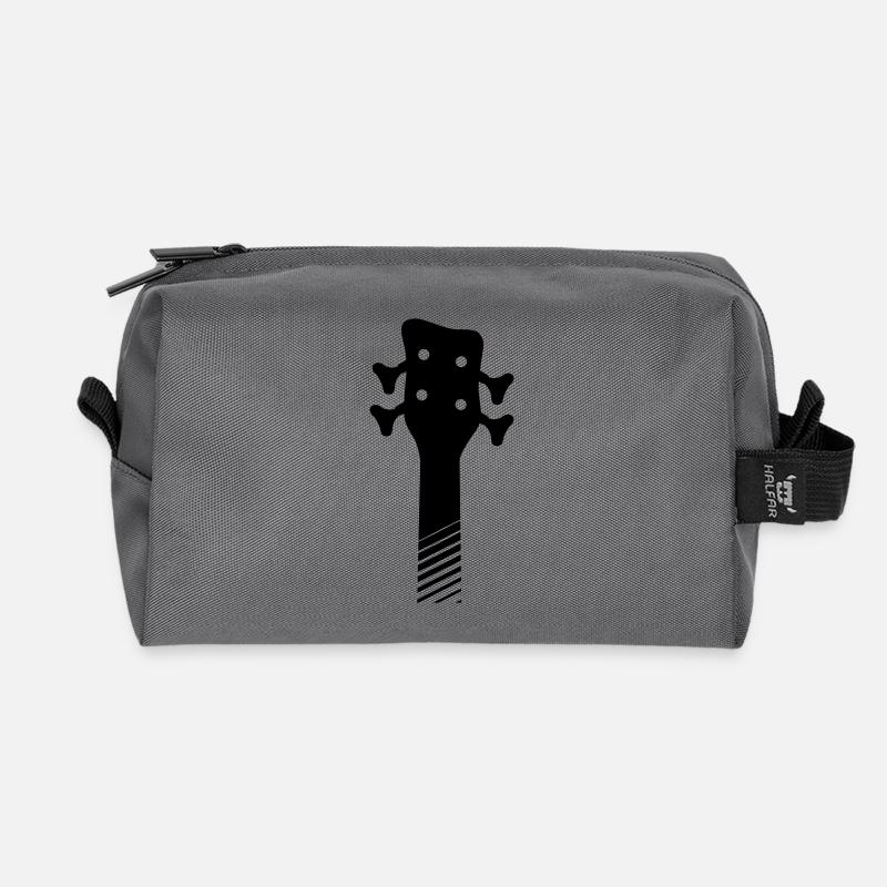 4-string W style bass guitar headstock - Recycelte Kulturtasche - Anthrazit
