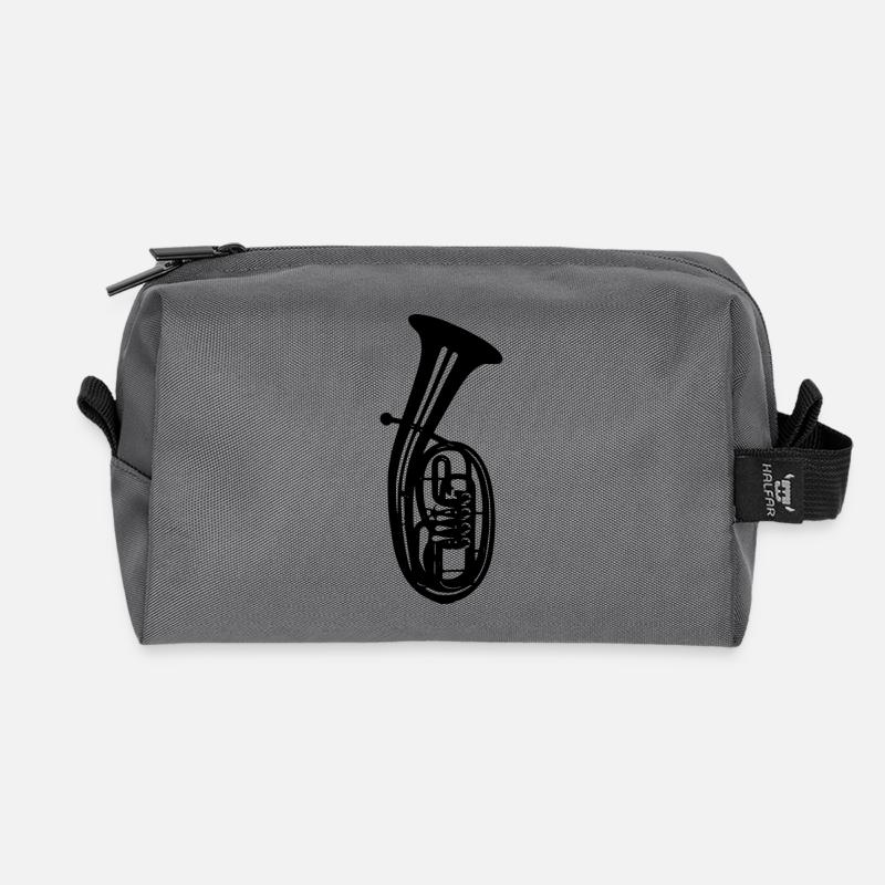 tenorhorn - Recycelte Kulturtasche - Anthrazit