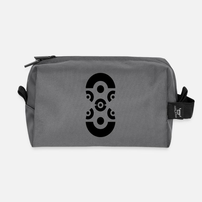 8 - Recycelte Kulturtasche - Anthrazit