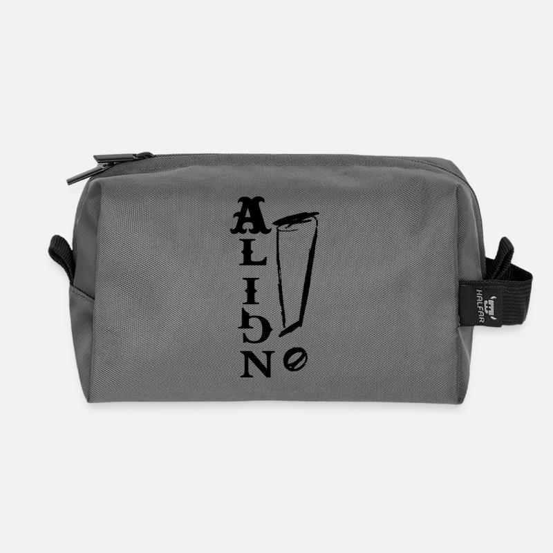 ALIGN – Signature Design - Recycelte Kulturtasche - Anthrazit