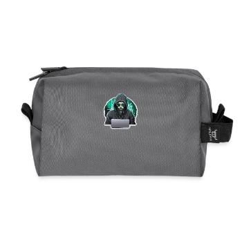 Ethical Hacker - Illustration - Recycelte Kulturtasche - Anthrazit - Vorne