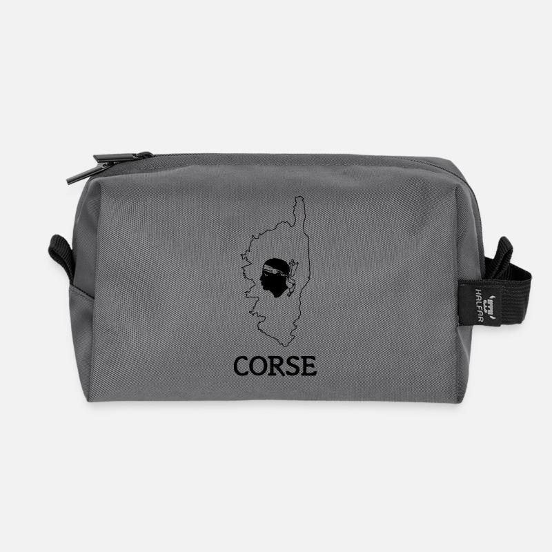 corse - Recycelte Kulturtasche - Anthrazit