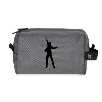 Jump High - Recycelte Kulturtasche - Anthrazit - Vorne