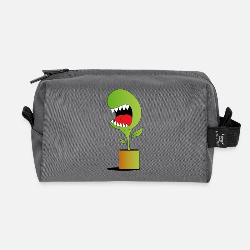 pflanze - Recycelte Kulturtasche - Anthrazit