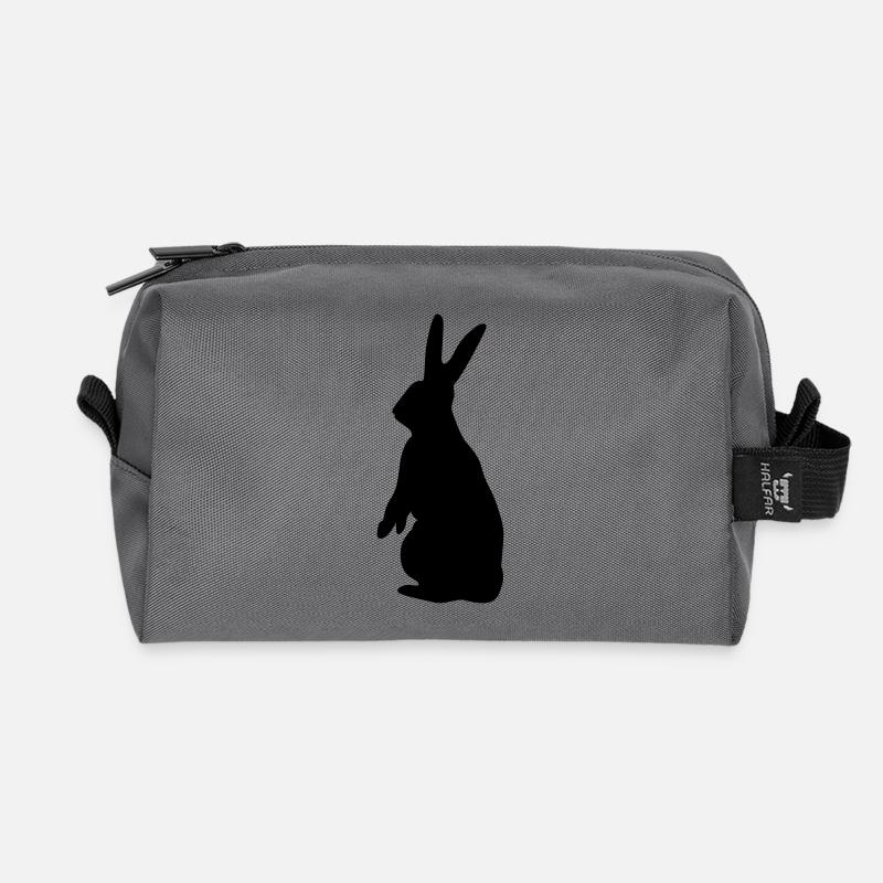 rabbit - Recycelte Kulturtasche - Anthrazit