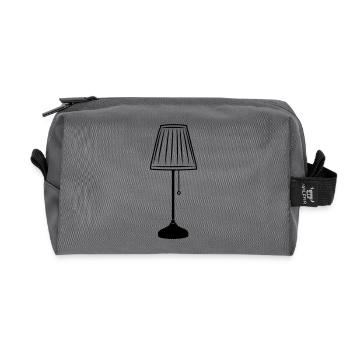 Lampes d’éclairage de salon - Trousse de toilette en tissu recyclé - anthracite - Devant