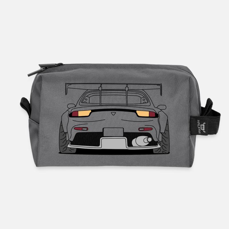 rx7 rear outlines - Recycelte Kulturtasche - Anthrazit