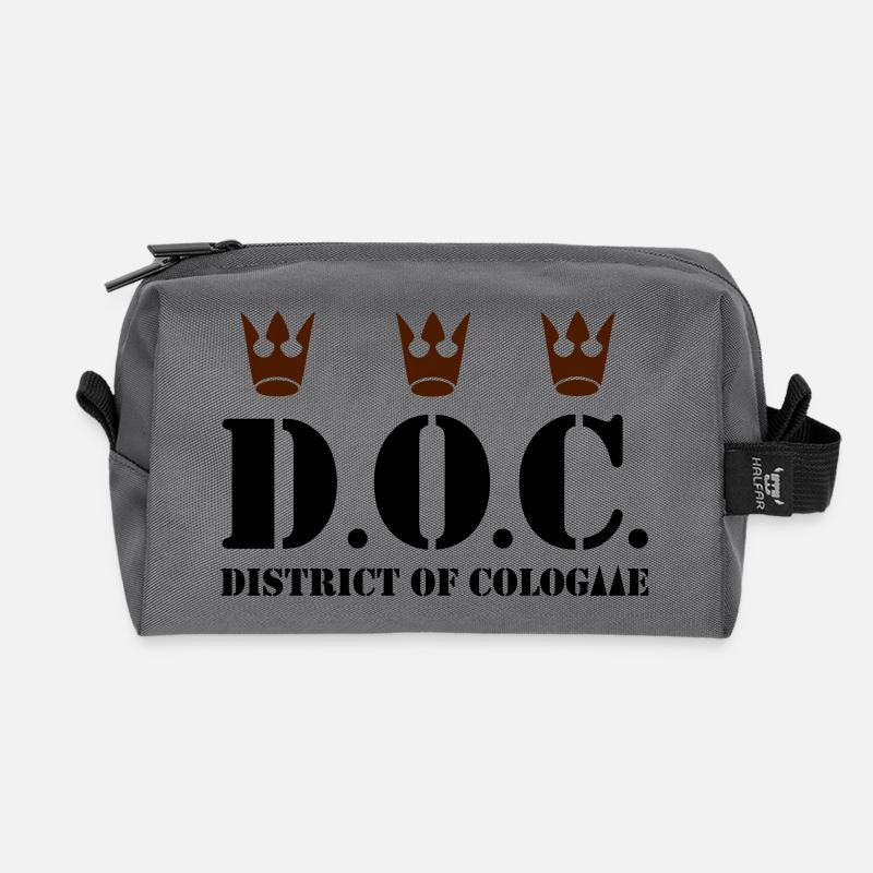 D.O.C. - District of Cologne - Recycelte Kulturtasche - Anthrazit