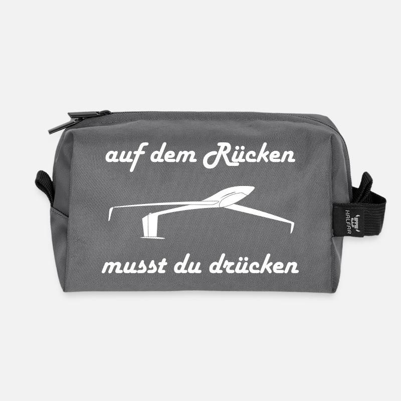 Segelflieger Modellflieger Kunstflug Geschenk - Recycelte Kulturtasche - Anthrazit