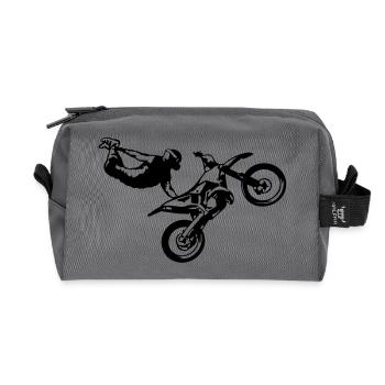 cb38_freestyler - Trousse de toilette en tissu recyclé - anthracite - Devant