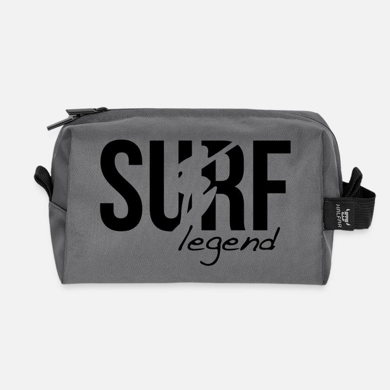 surf surfing surfen - Recycelte Kulturtasche - Anthrazit