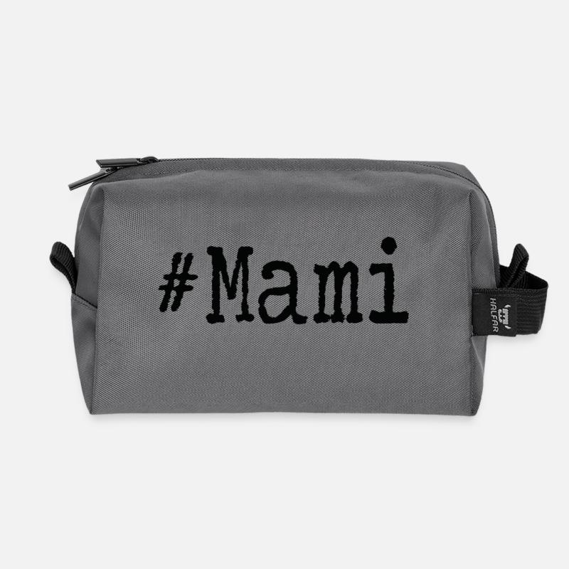 Mami - #Mami - Recycelte Kulturtasche - Anthrazit