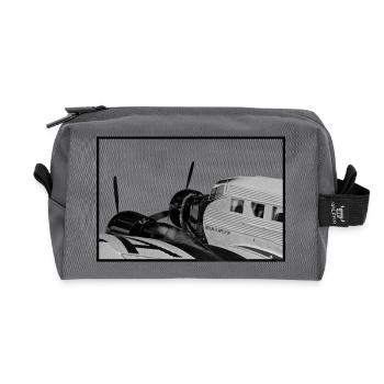Tante Ju 52 (Junkers Ju) Flugzeug - Recycelte Kulturtasche - Anthrazit - Vorne
