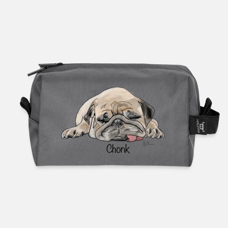 chonk - Recycelte Kulturtasche - Anthrazit