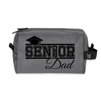Senior 2023 Papa Fier Papa de Diplômé - Trousse de toilette en tissu recyclé - anthracite - Devant