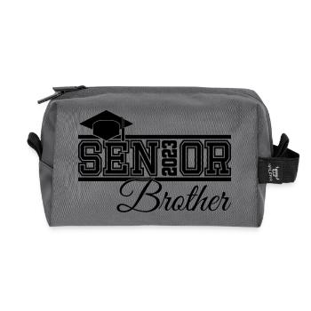 Senior 2023 Frère Fier Frère de Diplômé - Trousse de toilette en tissu recyclé - anthracite - Devant