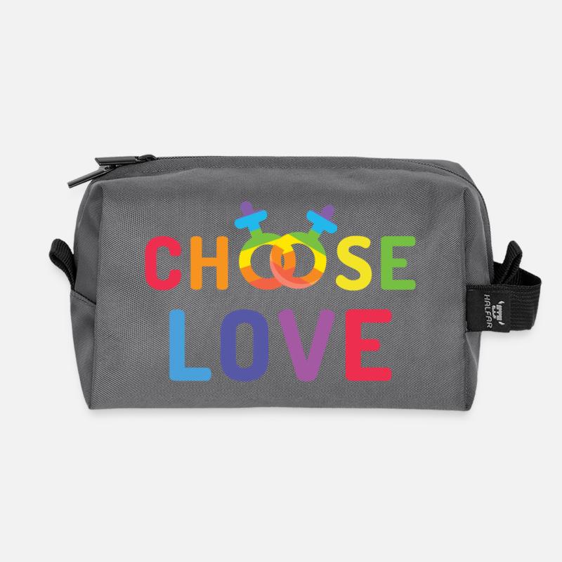 Pride Month LGBT - Liebe - Recycelte Kulturtasche - Anthrazit