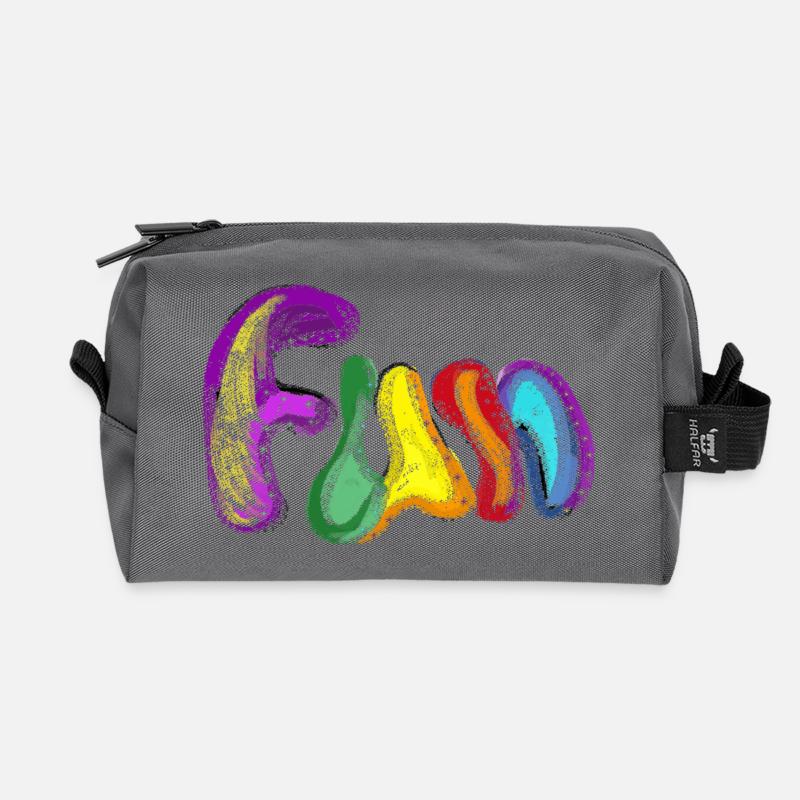 FUN - Recycelte Kulturtasche - Anthrazit