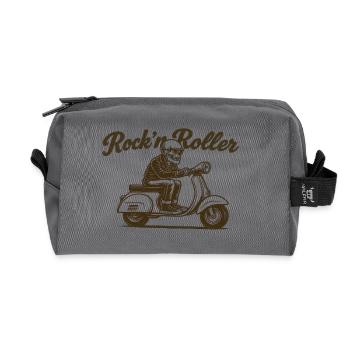 Rockn Roller - Recycelte Kulturtasche - Anthrazit - Vorne