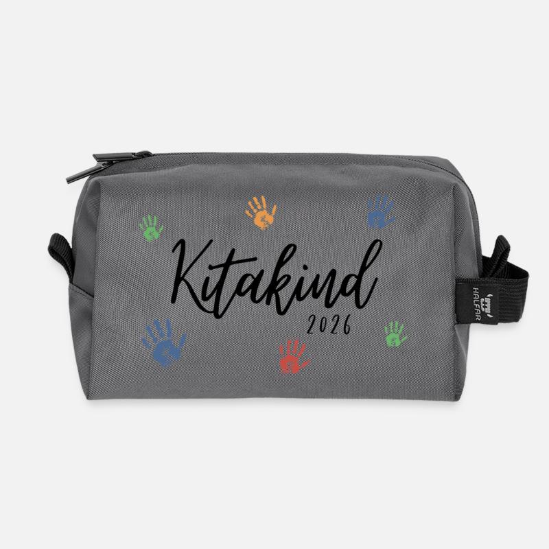 Kitakind 2026  - Recycelte Kulturtasche - Anthrazit