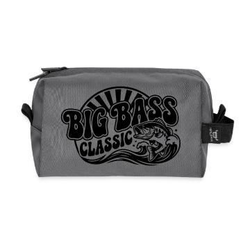 Big Bass Classic - Recycelte Kulturtasche - Anthrazit - Vorne