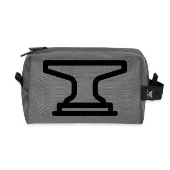 anvil - Recycled Toiletry Zip Bag - anthracite - Front