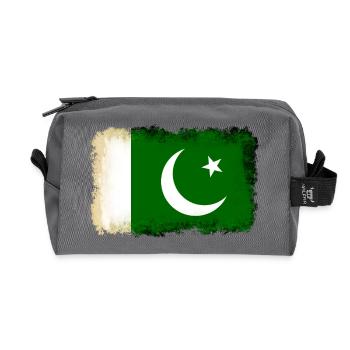 Flagge Pakistan - Recycelte Kulturtasche - Anthrazit - Vorne