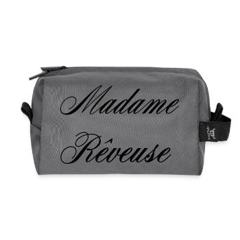 Madame Rêveuse Douceur Femme - Trousse de toilette en tissu recyclé - anthracite - Devant