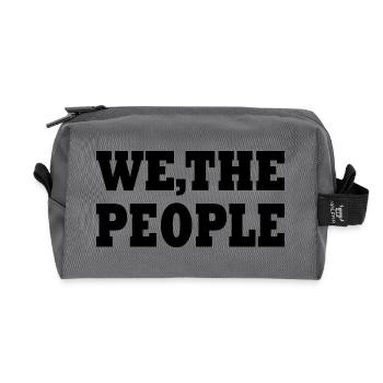 we the people - Recycelte Kulturtasche - Anthrazit - Vorne