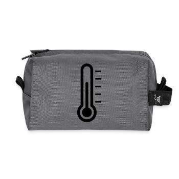 Thermometer - Recycelte Kulturtasche - Anthrazit - Vorne