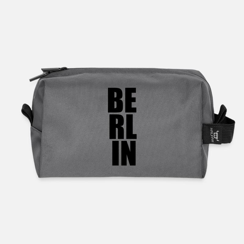 Berlin - Recycelte Kulturtasche - Anthrazit