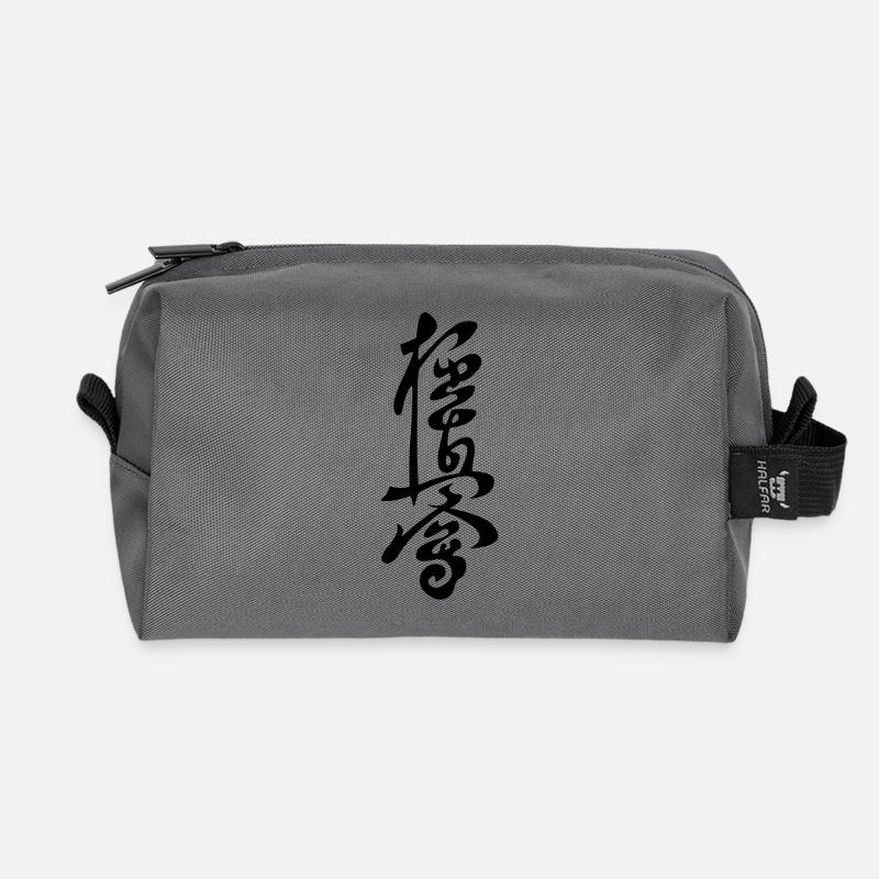 Kyokushinkai Zeichenvektor - Recycelte Kulturtasche - Anthrazit