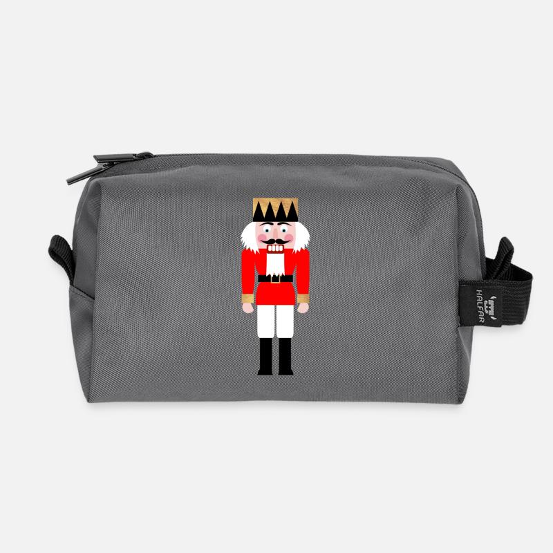 Nussknacker classic Tradition Weihnachten Xmas - Recycelte Kulturtasche - Anthrazit