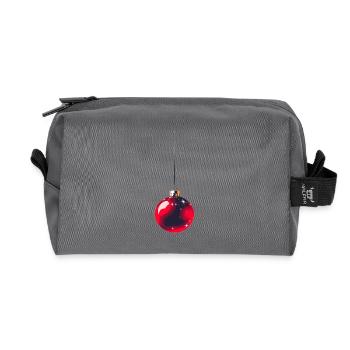 Galaxy-Weihnachtsschmuck - Recycelte Kulturtasche - Anthrazit - Vorne