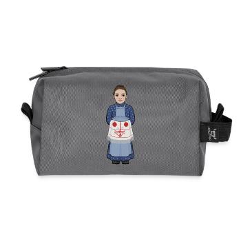 Karin Larsson - Trousse de toilette en tissu recyclé - anthracite - Devant