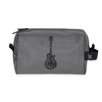 guitare - Trousse de toilette en tissu recyclé - anthracite - Devant