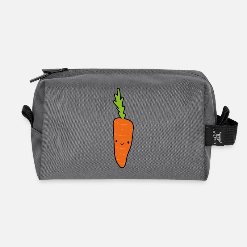 Karotte - Recycelte Kulturtasche - Anthrazit