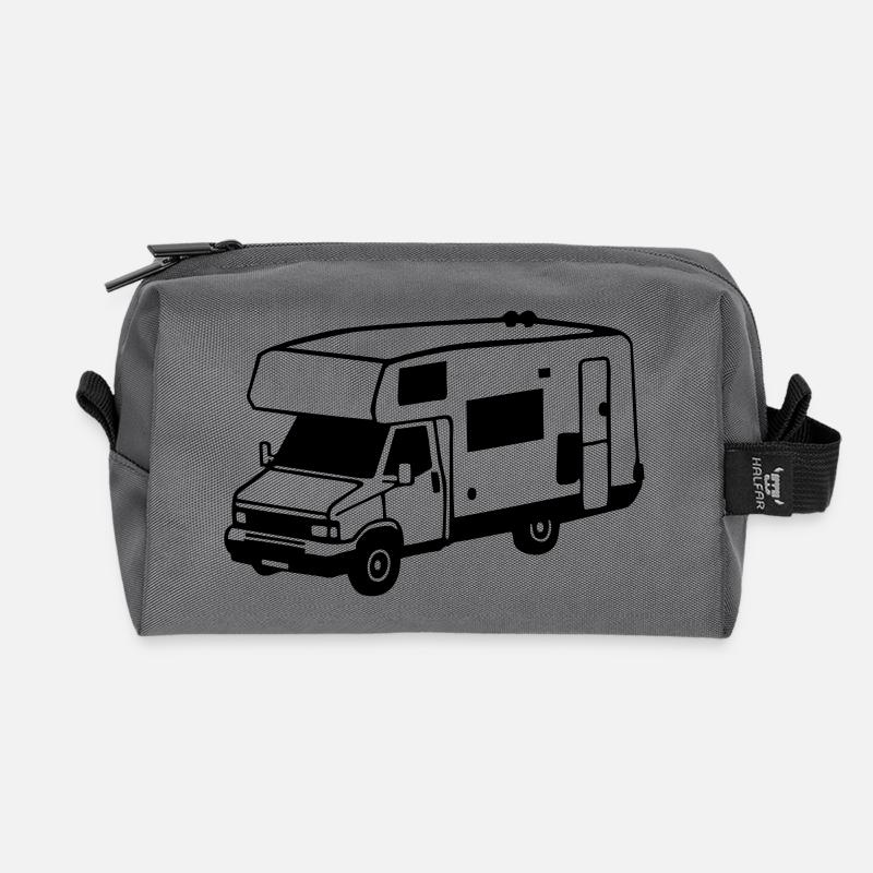 Wohnmobil - Recycelte Kulturtasche - Anthrazit