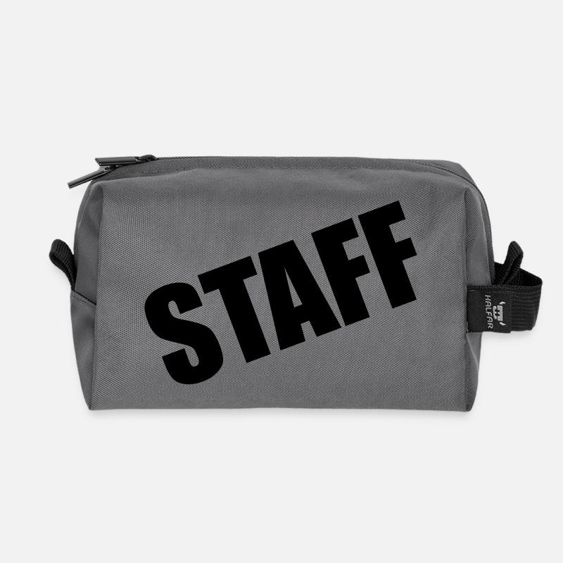 Staff - Recycelte Kulturtasche - Anthrazit
