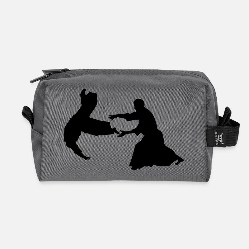 Aikido-Wurf - Recycelte Kulturtasche - Anthrazit