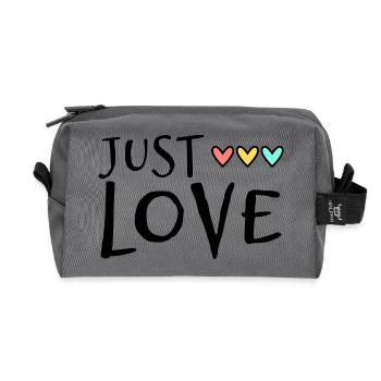 EINFACH LIEBEN. GERADE VERHEIRATET. ES LEBE DIE MARYS. JUNGGESELLINNENABSCHIED - Recycelte Kulturtasche - Anthrazit - Vorne