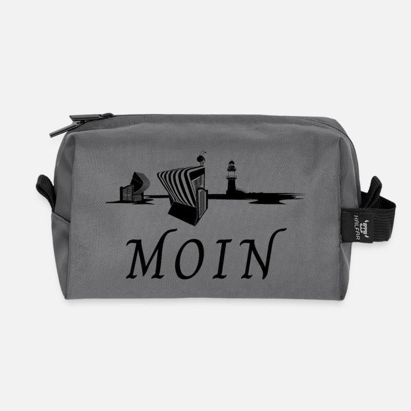 Moin - Recycelte Kulturtasche - Anthrazit