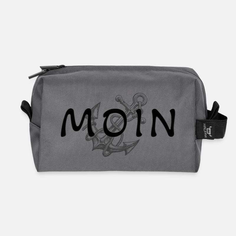 Moin - Recycelte Kulturtasche - Anthrazit