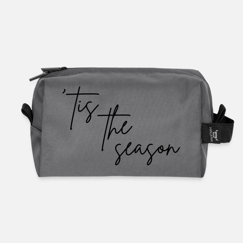 'Tis the season - Recycelte Kulturtasche - Anthrazit