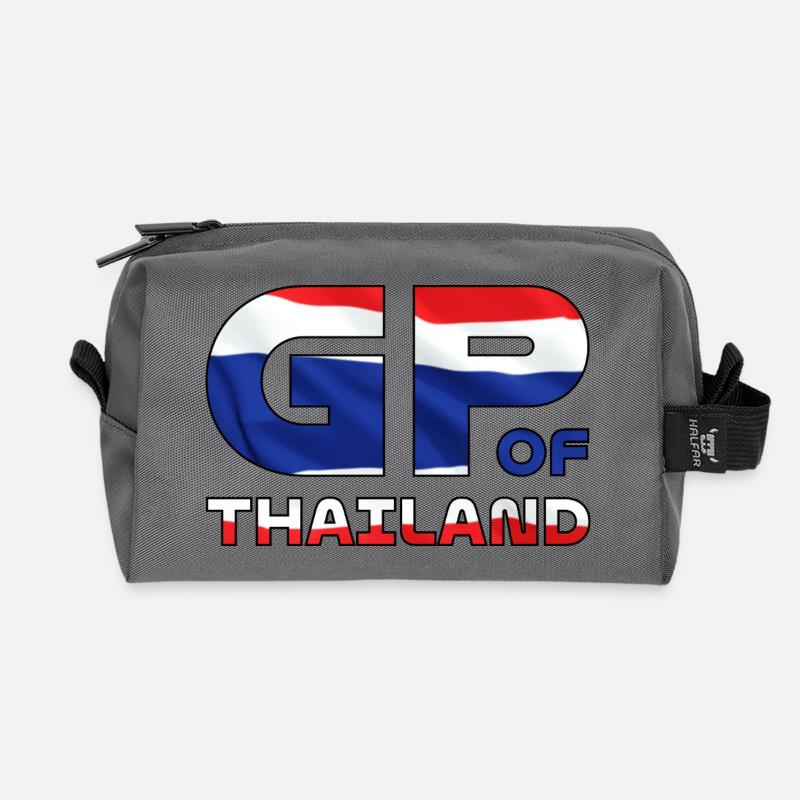 thailand_gp - Recycelte Kulturtasche - Anthrazit