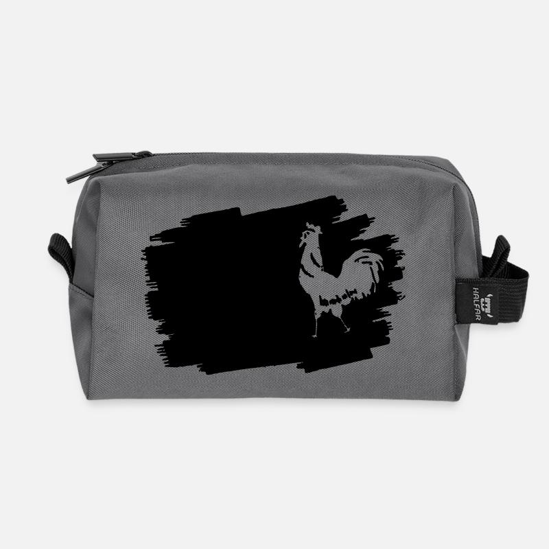 Mitternachts-Glyphen-Emblem - Recycelte Kulturtasche - Anthrazit