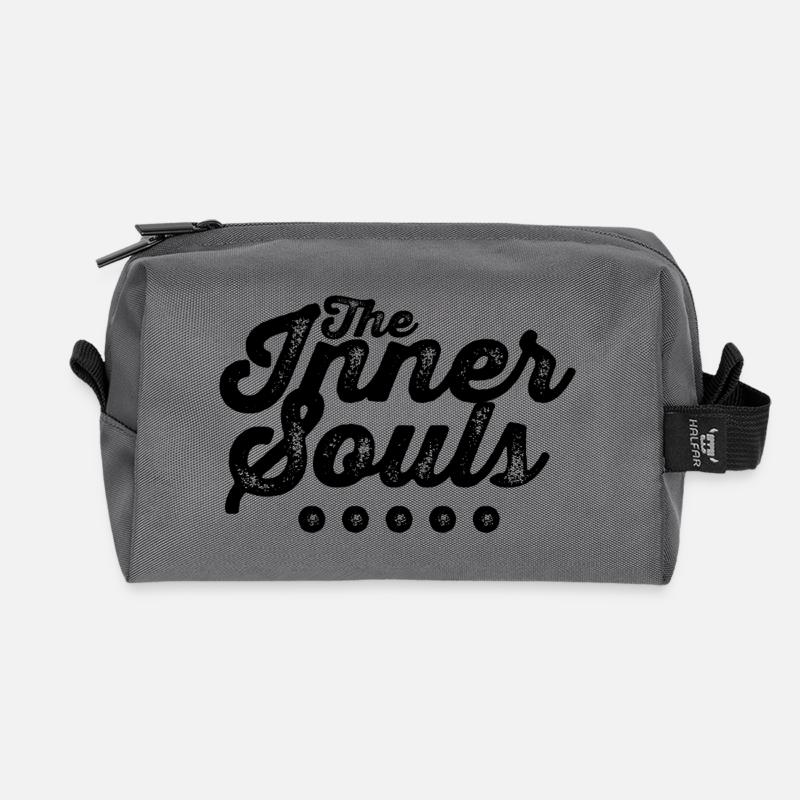 inner_souls_2 - Recycled Toiletry Zip Bag - anthracite