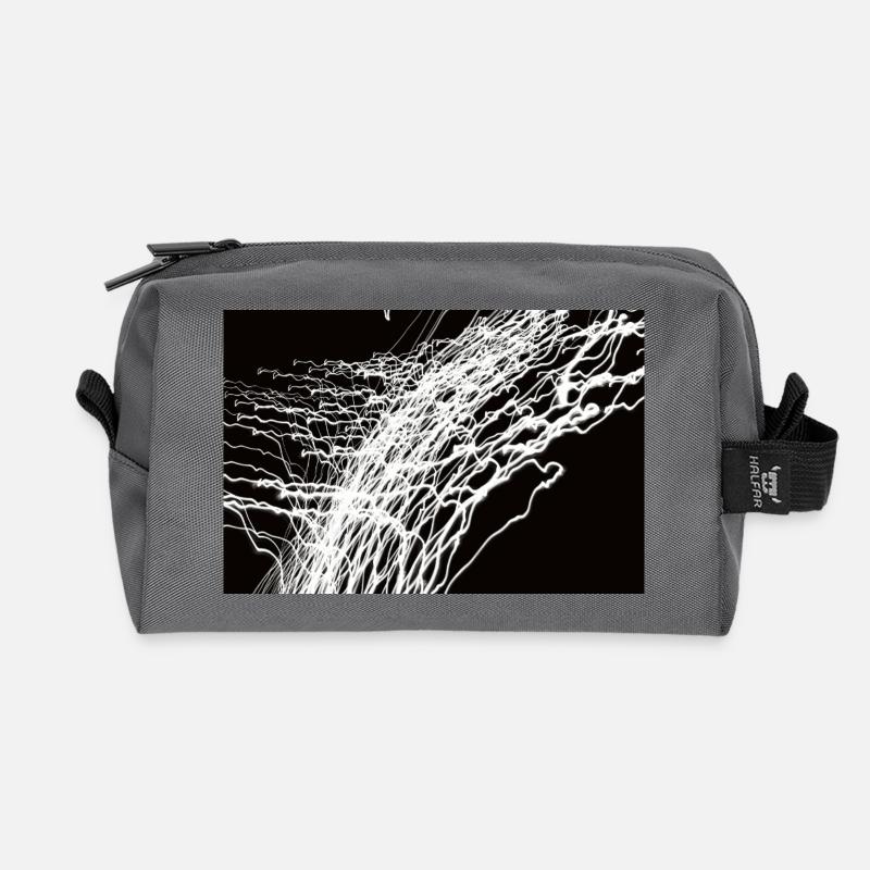 Lichtspiele 1 - Recycelte Kulturtasche - Anthrazit