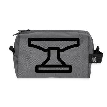 anvil - Recycled Toiletry Zip Bag - anthracite - Front